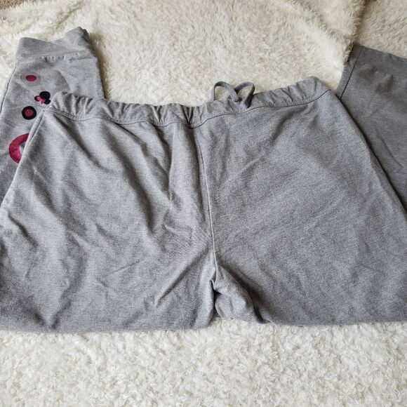 Disney Parks Gray Sweatpants with glitter design‎ sz XXL - Picture 3 of 5
